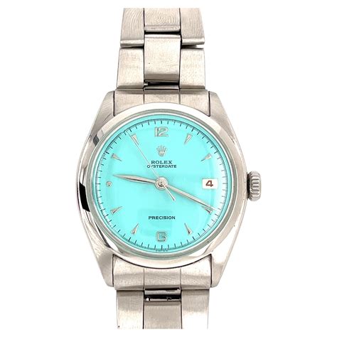 rolex precision cocktail watch blue|Rolex oyster steel 31.